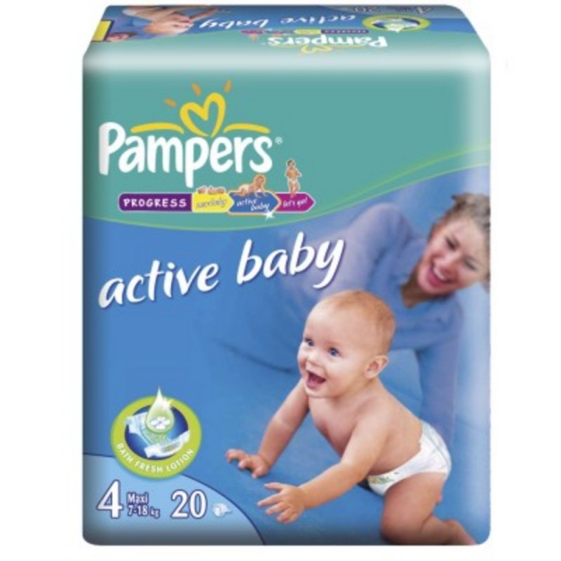 Active Baby Maxi Pampers Nr 4 20buc