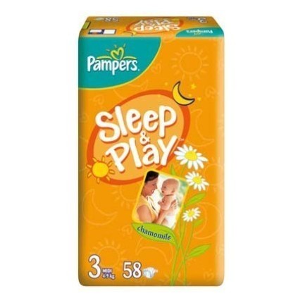 Children's Palace Feudal Ace Scutece Pampers Sleep and Play Nr 3 58buc