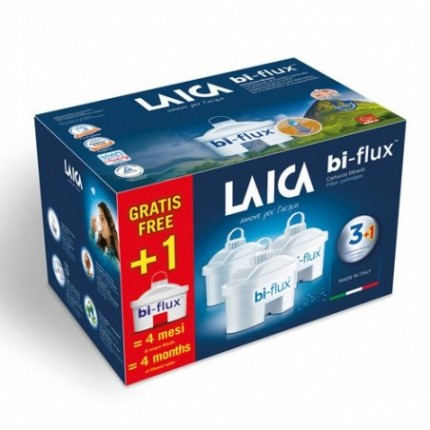 Cartuse filtrante Laica Bi-Flux 3 buc+1 gratis