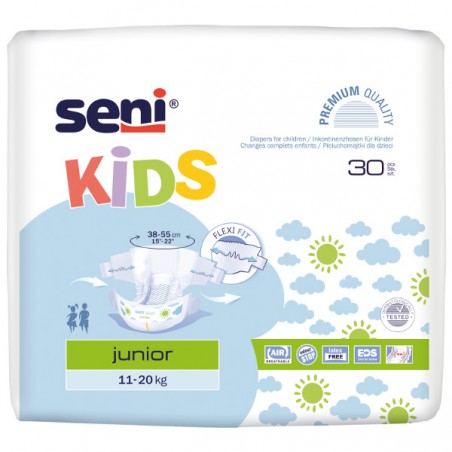 Scutece copii Seni Kids Junior, 11-25 kg, 30 bucati