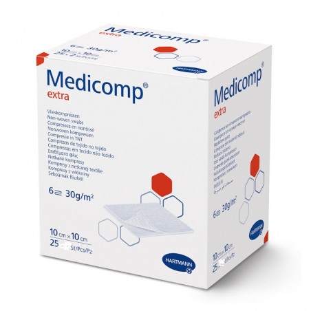 Medicomp Extra Comprese sterile 10x10 cm 25 buc, Hartmann