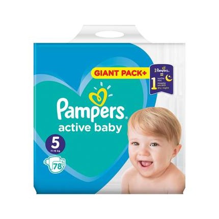 Scutece copii Pampers Active Baby Junior Nr 5, 64buc