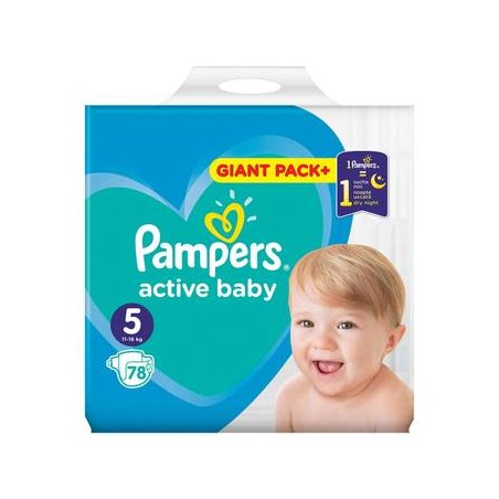 Scutece copii Pampers Active Baby Junior Nr 5, 64buc